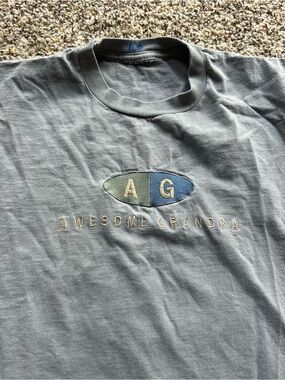 Vintage embroidered “Awesome Grandpa” shirt.